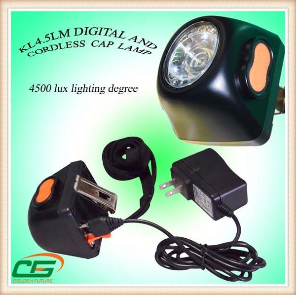 Atex-Zustimmung Digital und drahtlose Lichter des Cree-Bergbau-Schutzhelm-LED, Sicherheitshelm-Licht 1