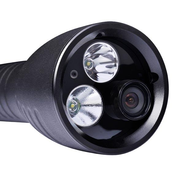 Taschenlampen-Wasser-beständiges der hohen Leistung DVR wieder aufladbares LED mit geheimer Kamera 2