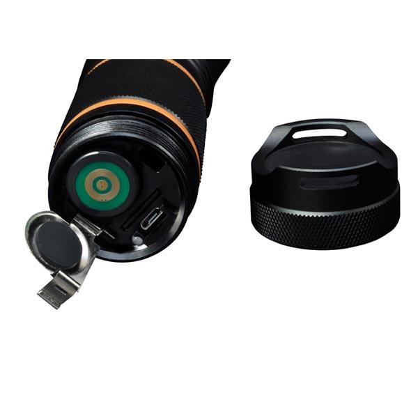 Der Kamera-/DVR Taschenlampen-Akku-Aluminiumlegierungs-Körper Polizei-der Sicherheits-LED 4