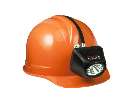 ATEX KL4.5LM 7000 Lux LED-Bergbauleuchte mit 7Ah wiederaufladbarer Li-Ionen-Batterie und kugelsicheren PC-Gehäuse