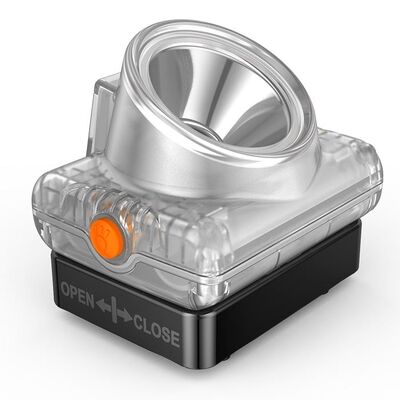 15000Lux ATEX-zugelassene IP68 wasserdichte LED-Bergmann-Kappe Lampe schnurlose Bergarbeiter-Stirnlampe