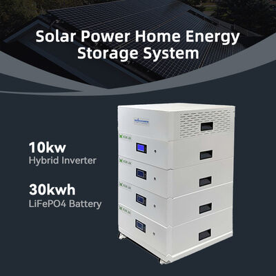 Modulares Design Solarenergie Speichersysteme für Zuhause Modell SPS001 30kwh 8000 Zyklusdauer mit AC220 10kw Solarumrichter