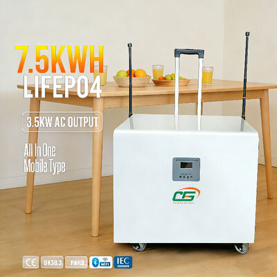 BH-7.5KWH All-in-One tragbare Powerstation Batteriespeicher 7,5 kWh 51,2 V 3,6 kW LiFePO4-Akku