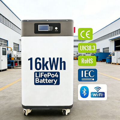16KWh LiFePO4 Split Grade a Batterie NK006 51,2V 314Ah 10KW Wechselrichter Solarenergie Heimspeicher mit Smart BMS