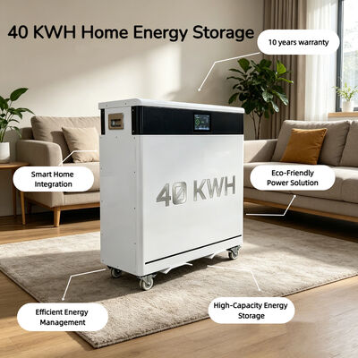 51.2 800Ah 15kwh 20kwh 30kwh 40kwh Grade a LiFePO4 Zellen für die Energiespeicherung zu Hause Batterie eingebautes Smart BMS mit 6000+ Tiefenzyklen