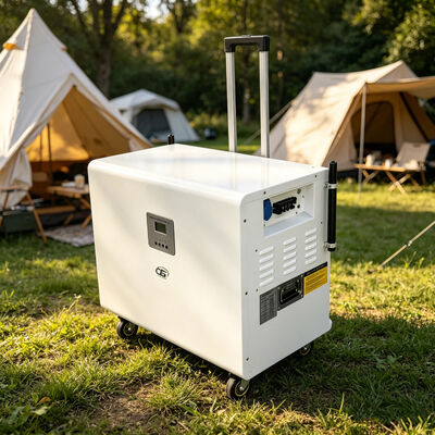 H-16KWH 5kw Wechselstrom 16kwh 12kw Solar Lifepo4 Batterie Outdoor Mobil Fernbedienstete Station ESS Energiespeicher