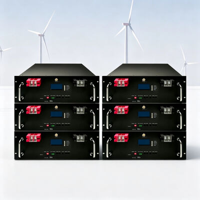 JG01-Modul, gestapelt, 5 kWh, LiFePO4-Batterieschrank, Haushalts-Solarenergie-Speicherbatterie für Hybrid-Wechselrichter
