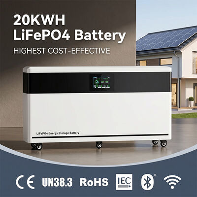Modulares Batteriesystem 51,2V 200A mit BYD Blade LiFePO4 Zellen und über 8000 Zyklen für Heimspeicher